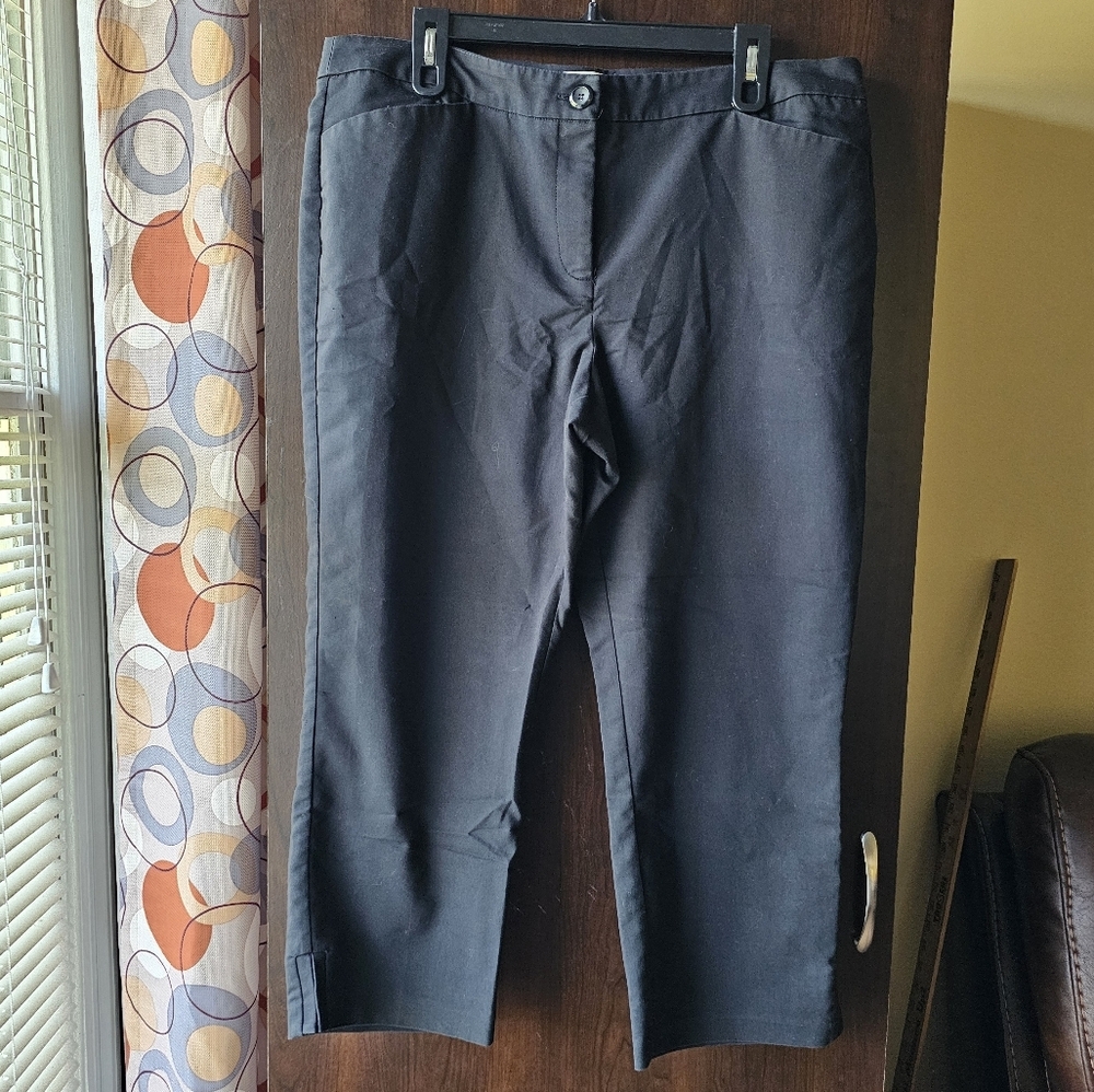 Dana Buchman Charcoal Black Dress Pants Size 14